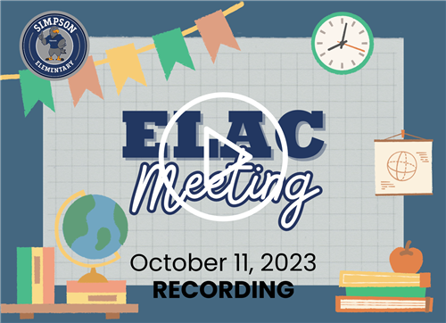 Elac Meeting October